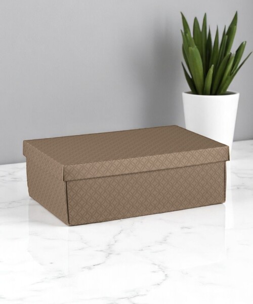 Caja + tapa easy 38x26x13 - 37269 - MATELASSE CUOIO Caja + tapa easy 38x26x13 - 37269 - MATELASSE CUOIO