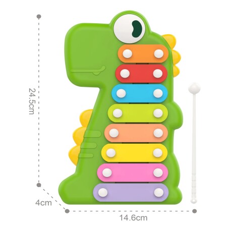 Juguete Xilofono Huanger HE8012 de Dinosaurio 001