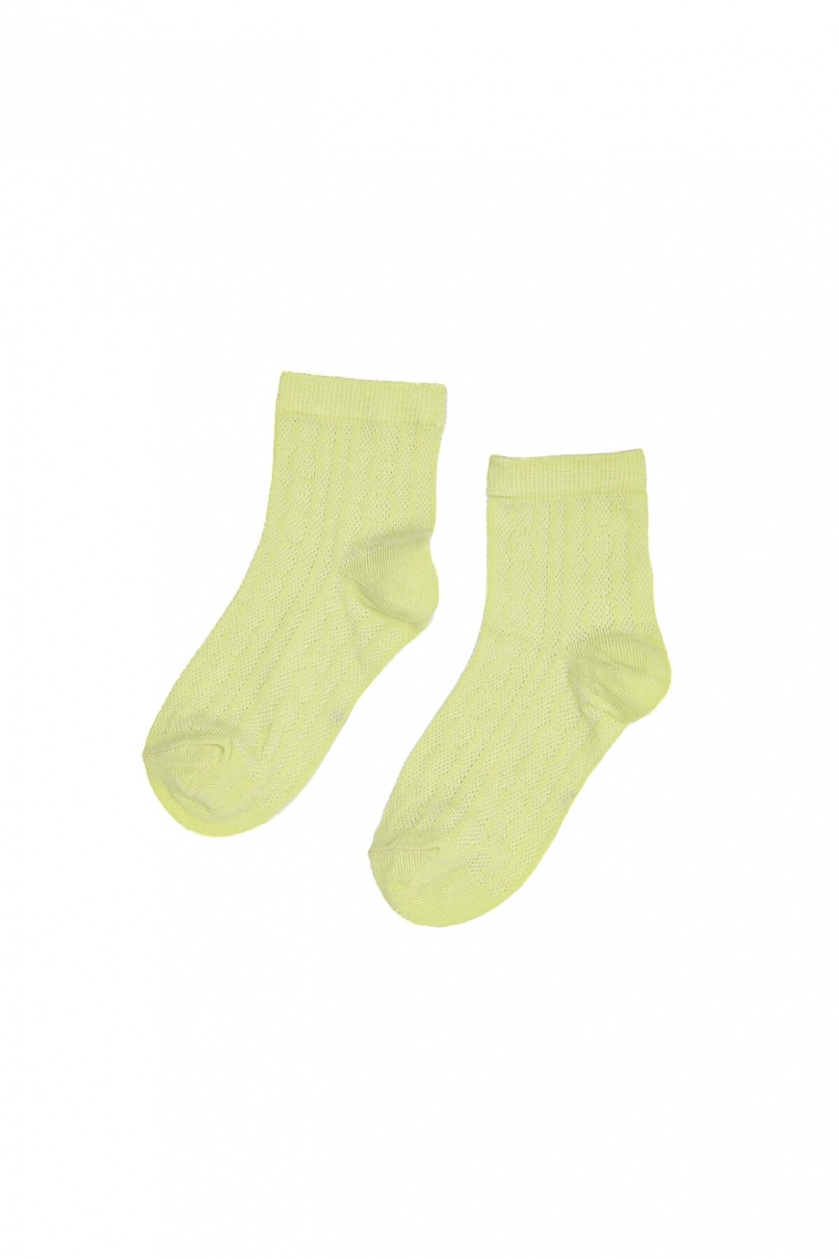Medias Kids Rib Verde Limon Z