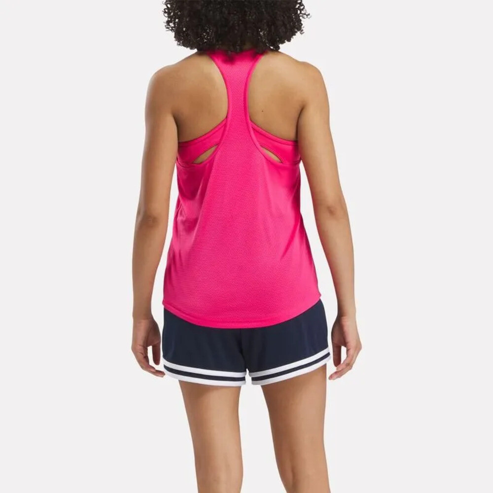 Id Train Mesh Back Tank Fuchsia