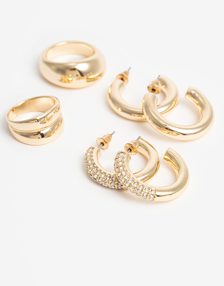 Bijouterie Set Metal Bijouterie Set Esenciales - Dorado