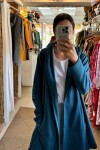 Campera Chachi Azul petróleo