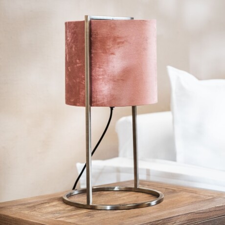 Lámpara De Mesa Santos Rosada U
