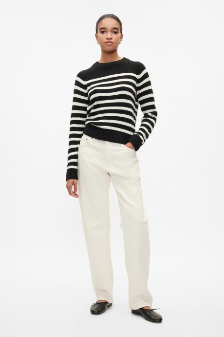 Buzo Cashsoft Cuello Redondo Mujer Sp Breton Str Black