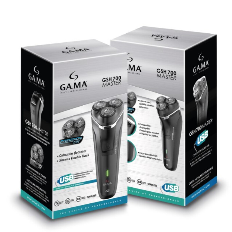 Afeitadora GA.MA Italy SH 700 Master USB Recargable Afeitadora GA.MA Italy SH 700 Master USB Recargable