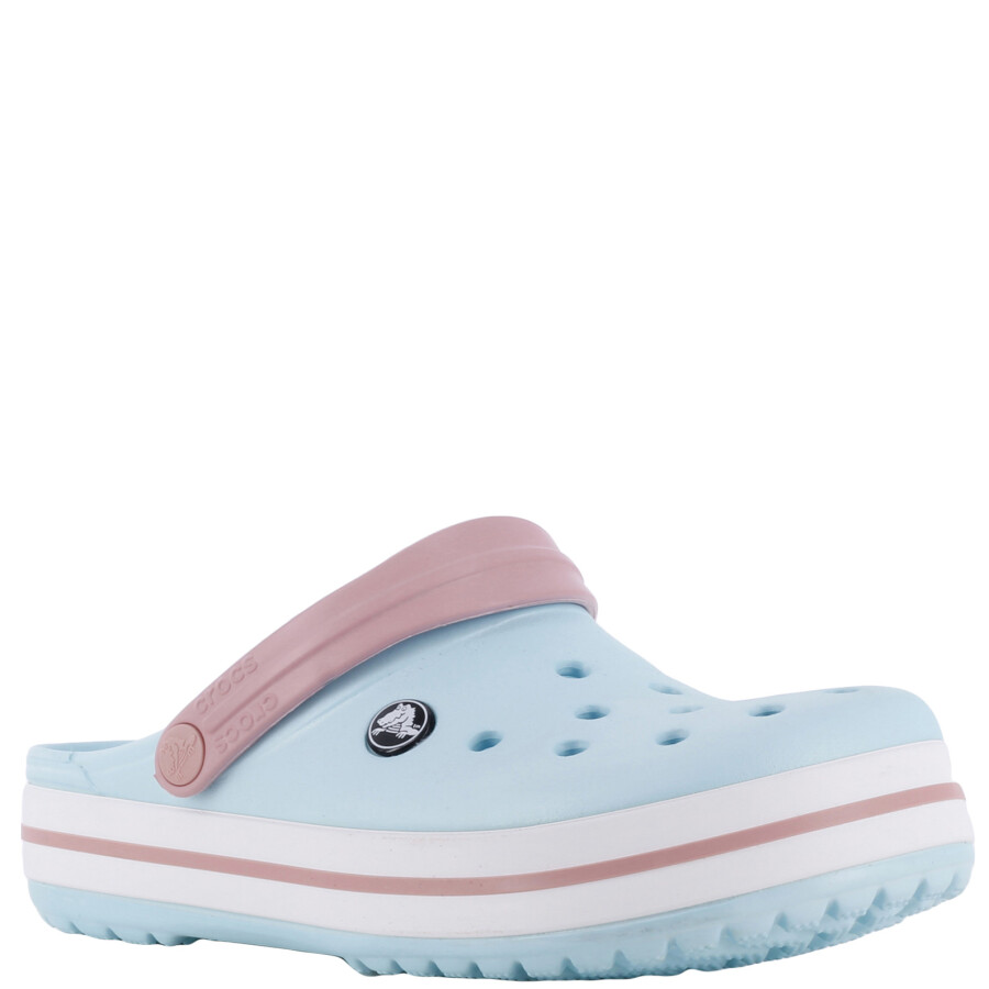 Zueco de Niños Crocs Crocband Clog Azul Hielo - Blanco