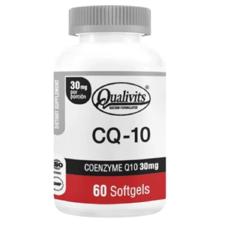 Coenzima CQ10 Qualivits 30mg 60 Comprimidos Coenzima CQ10 Qualivits 30mg 60 Comprimidos