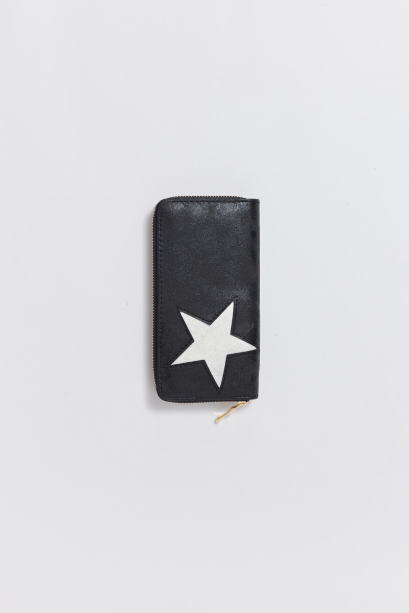 Billetera estrella Negra
