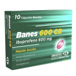 BANES 600 CB CJ X 10 CAPS. BLANDAS única