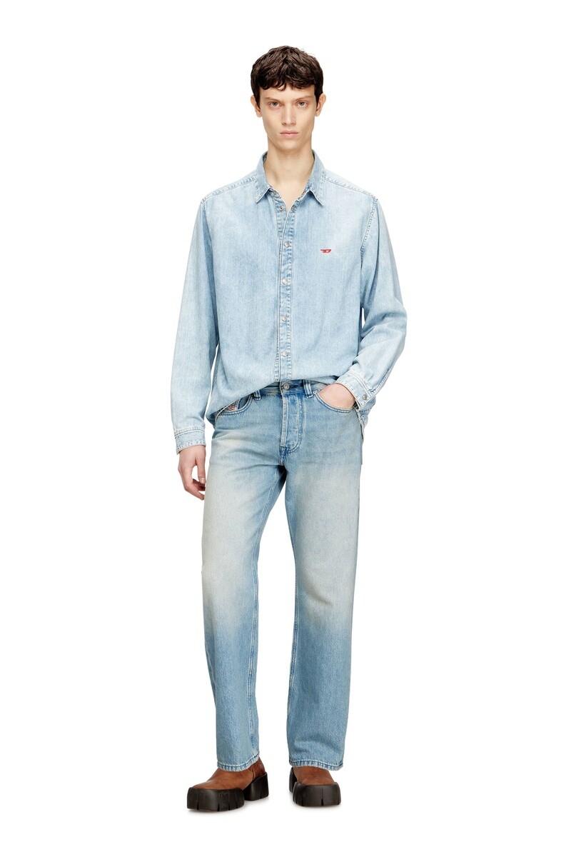 Jean Para Hombre Relaxed - 1980 D-Eeper Azul Claro