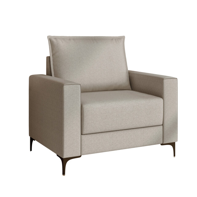 Sofá sillón 1 cuerpo - Patas en metal Sofá sillón 1 cuerpo - Patas en metal