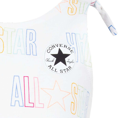 Vestido Printed All Star Tee Tank de Niña Blanco