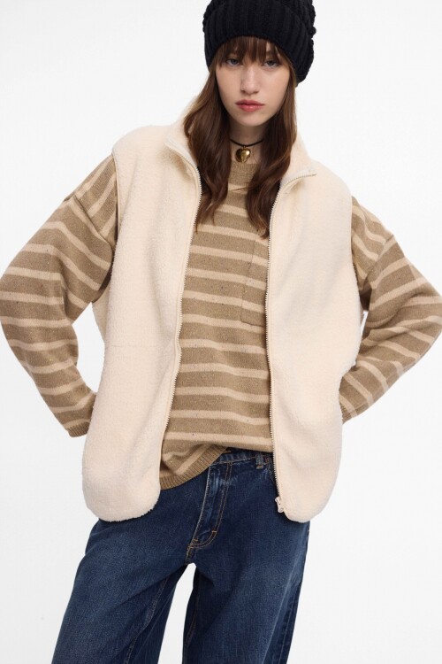 Chaleco Tory Beige