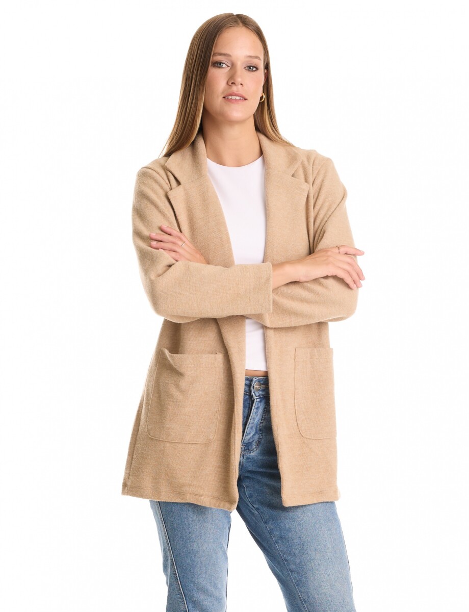Blazer Cozy - Beige Oscuro 