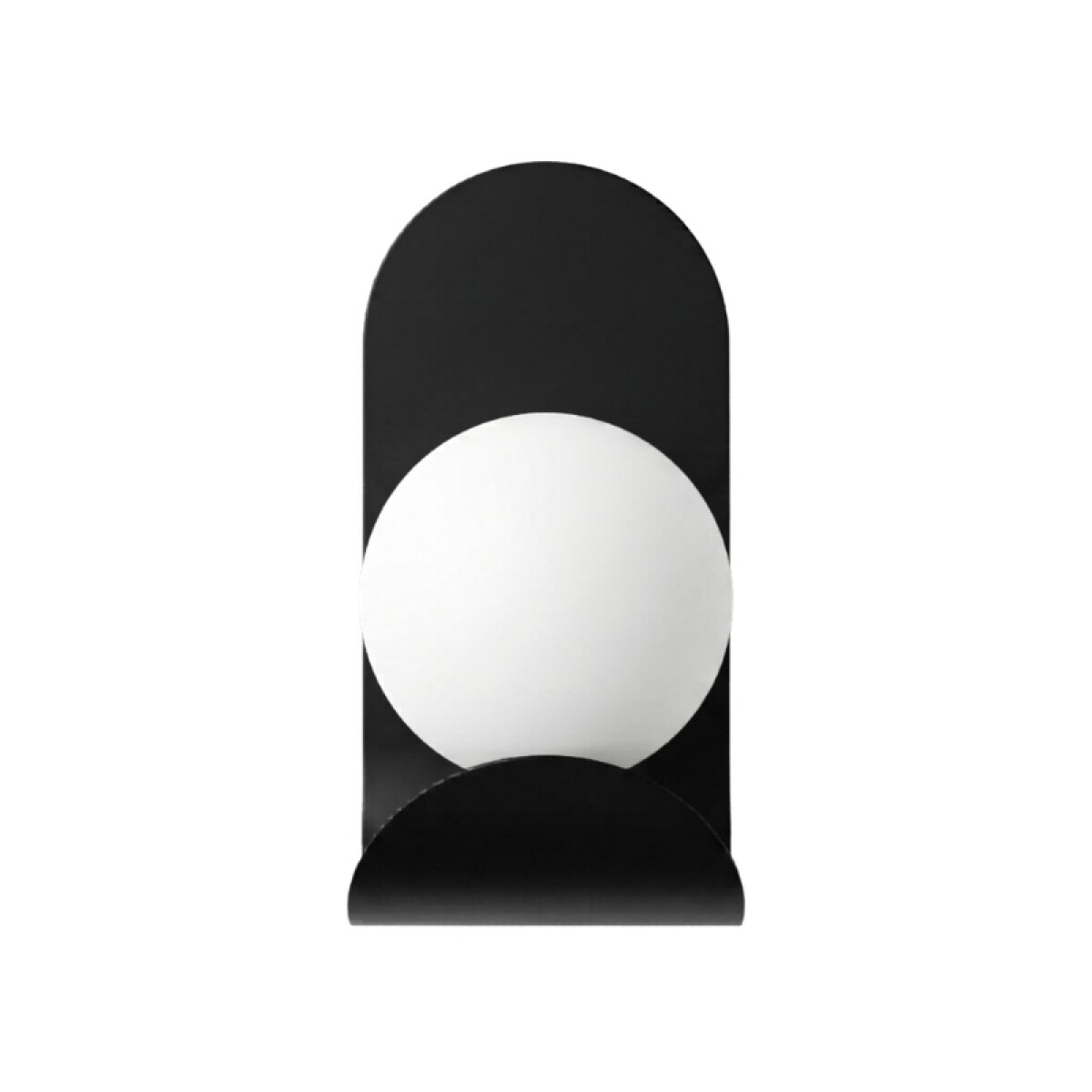 Luminaria De Pared Crux Negro 