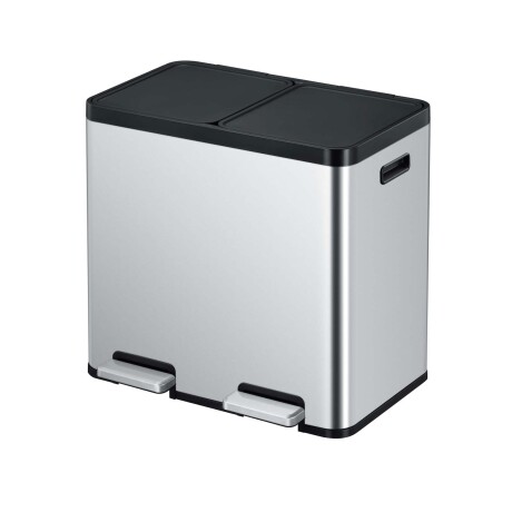 PAPELERA ACERO-INOXIDABLE GRIS EK9125MT