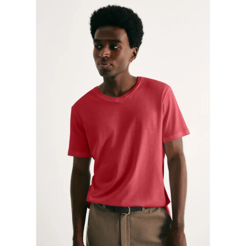 CAMISETA MM MASC VERMELHO ESCURO