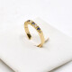 Anillo Medio Sinfin En Oro 18K Y Brillantes Anillo Medio Sinfin En Oro 18K Y Brillantes