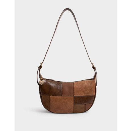 Bandolera Patchwork Marron Carey