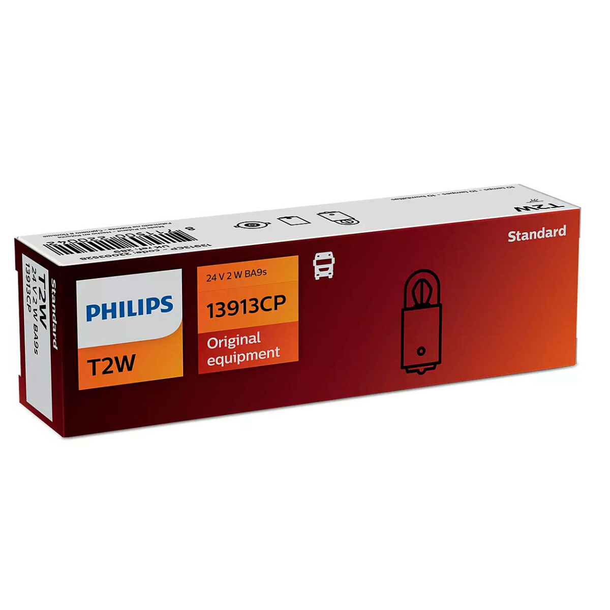 LAMPARA - BAYONETA 24V 2W BA9S = 2663-01102 PHILIPS 