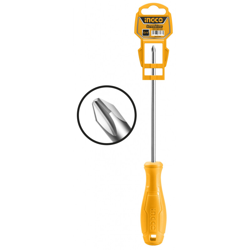 DESTORNILLADOR PHILLIPS (ECO) 6X150MM INGCO HS58PH2150 AMARILLO DESTORNILLADOR PHILLIPS (ECO) 6X150MM INGCO HS58PH2150 AMARILLO