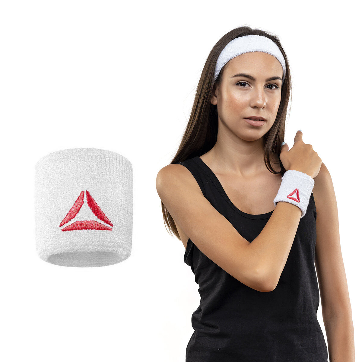 Muñequera Reebok Training One Series Tenis Unisex - Blanco 