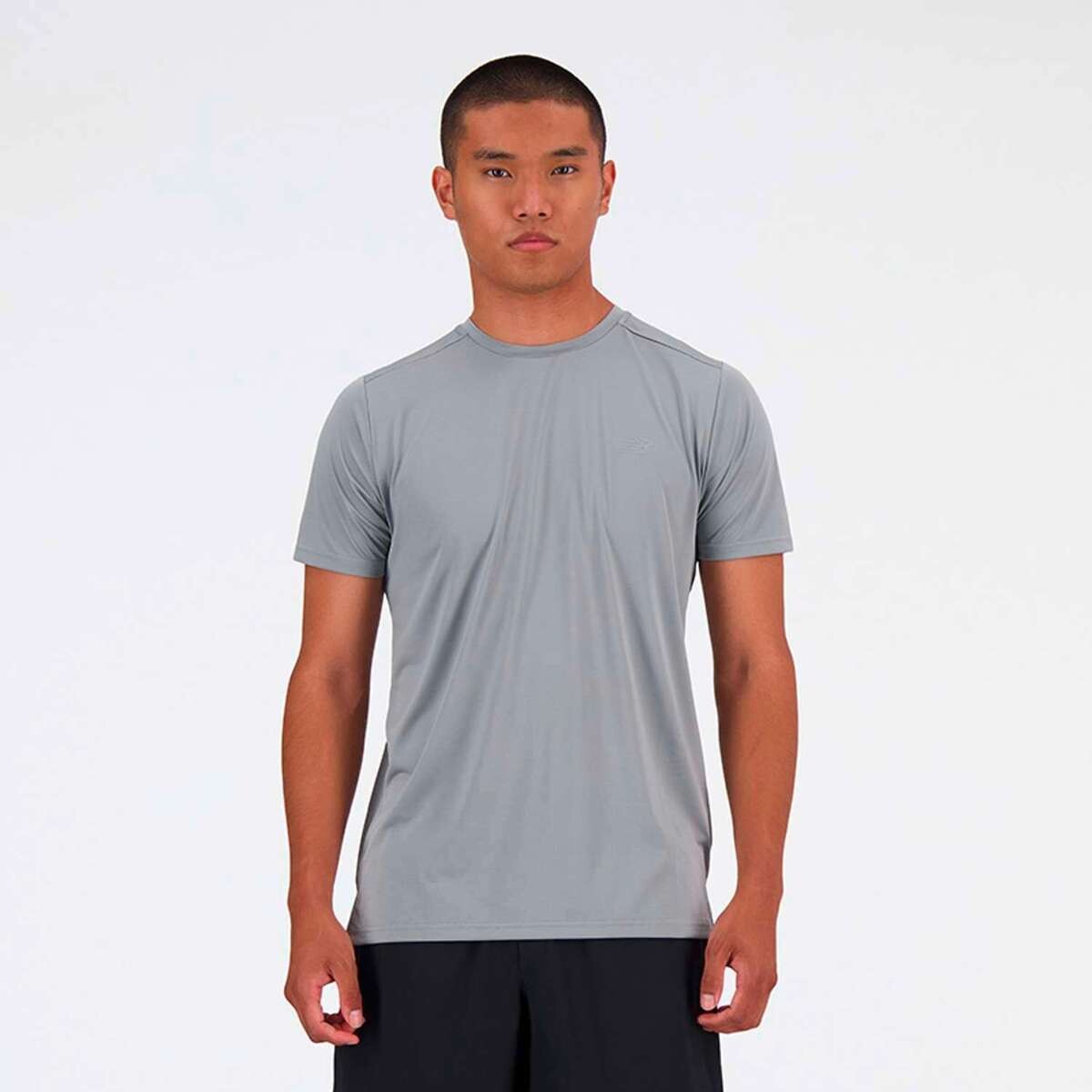 Remera Sport Essentials de Hombre - Gris 