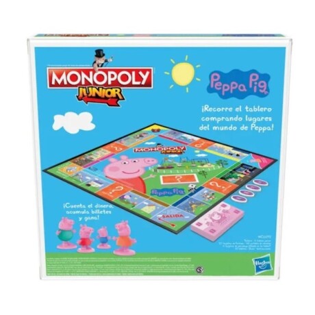 Juego De Mesa Monopoly Junior Peppa Pig Hasbro Original630509990238 Juego De Mesa Monopoly Junior Peppa Pig Hasbro Original630509990238