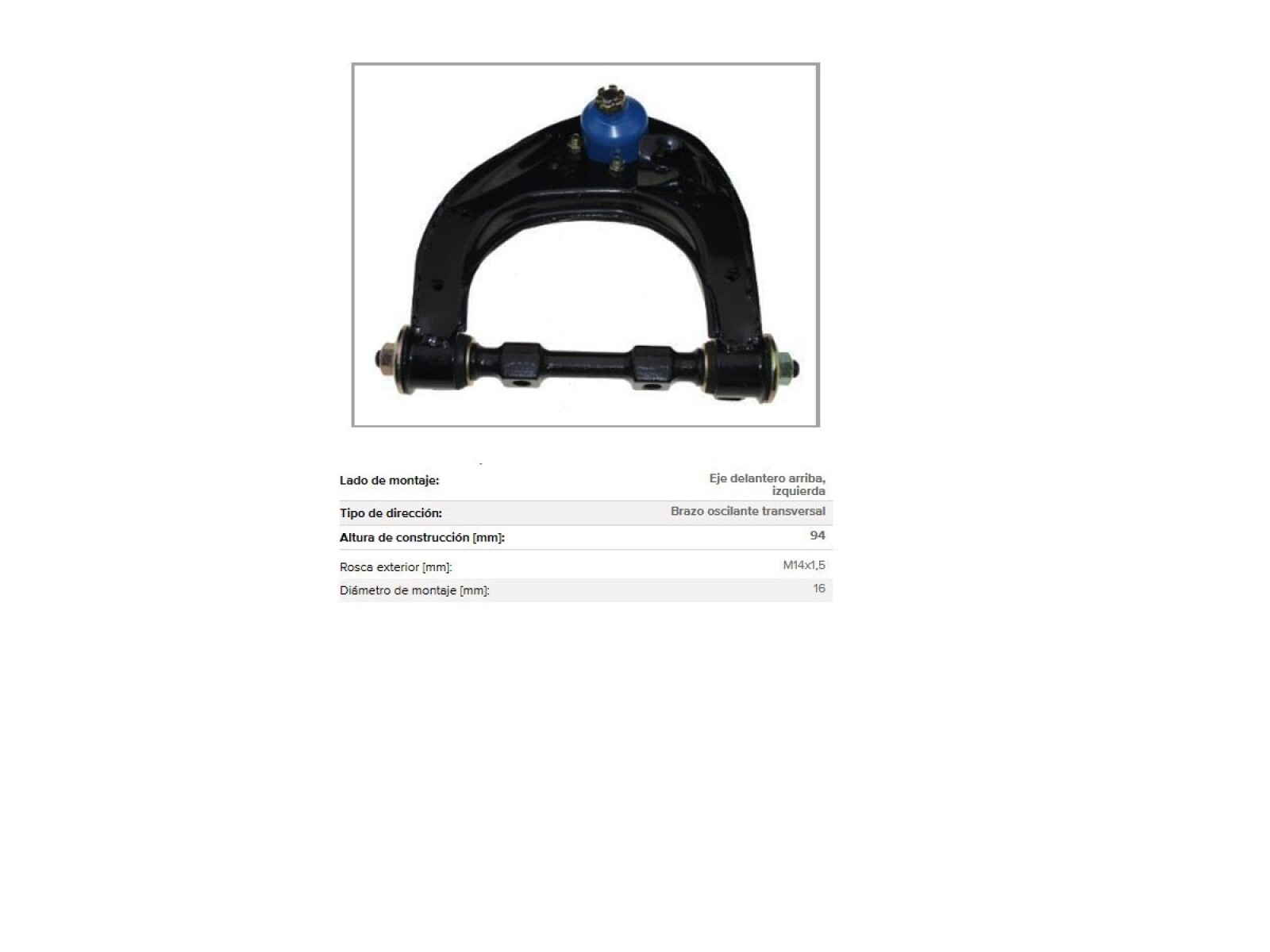 Parilla De Suspension Delantera Mitsubishi L200 96-06 Izq 