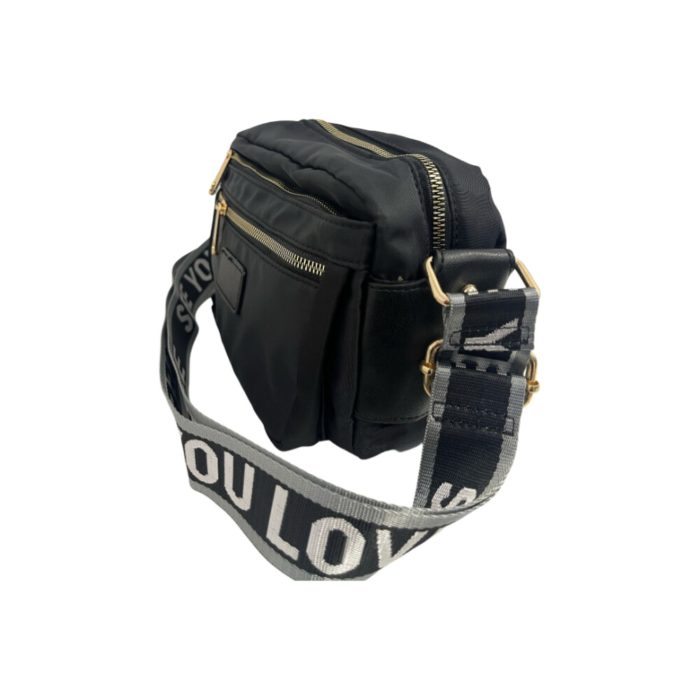 Bandolera De Nylon Cinta/Letras FI BOLSO BANDOLERA 100% NYLON 6603