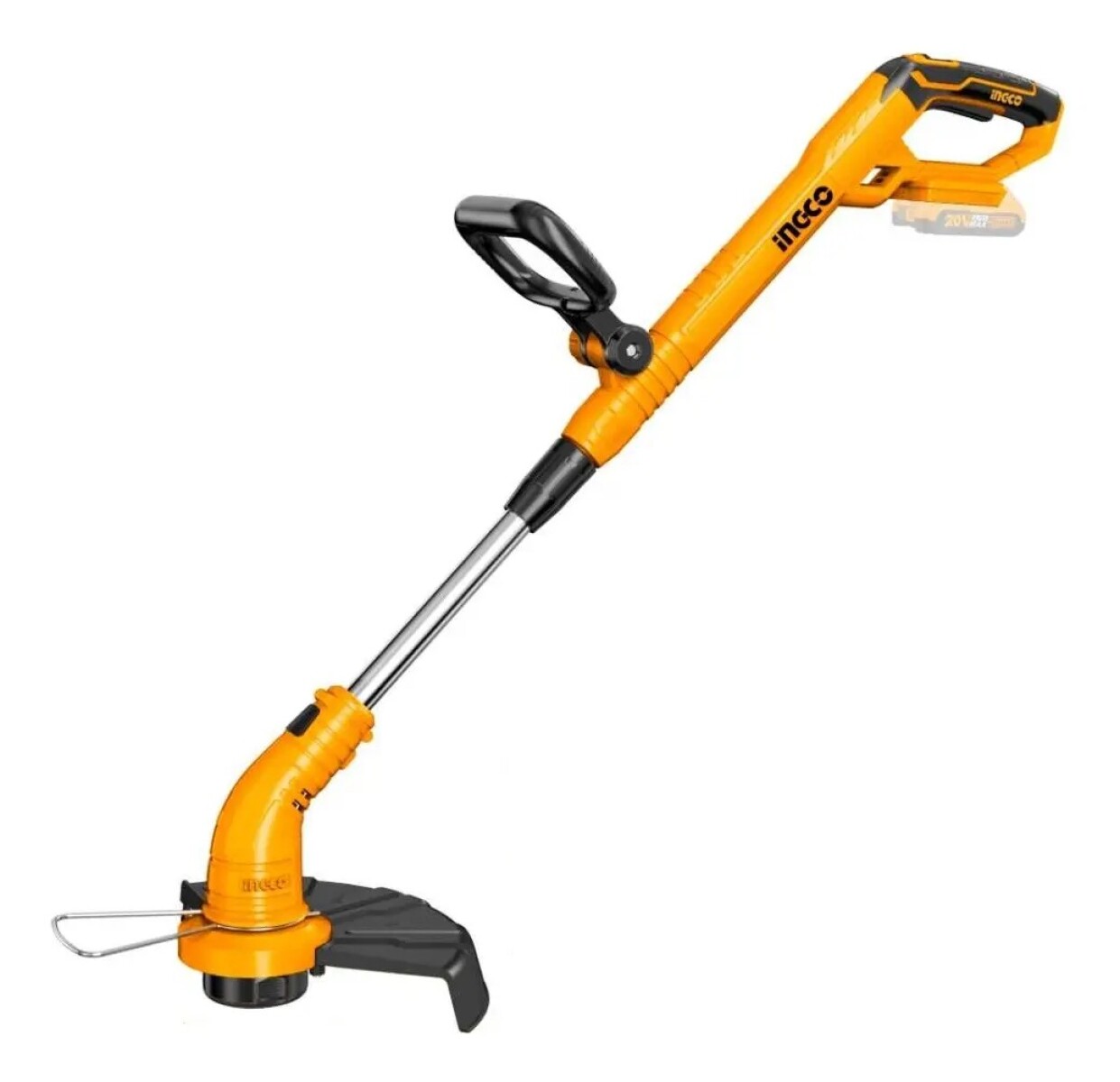 BORDEADORA A BATERIA P20S EXTENSIBLE C MANGO REGU 20V INGCO CGTLI20018 - N/a 