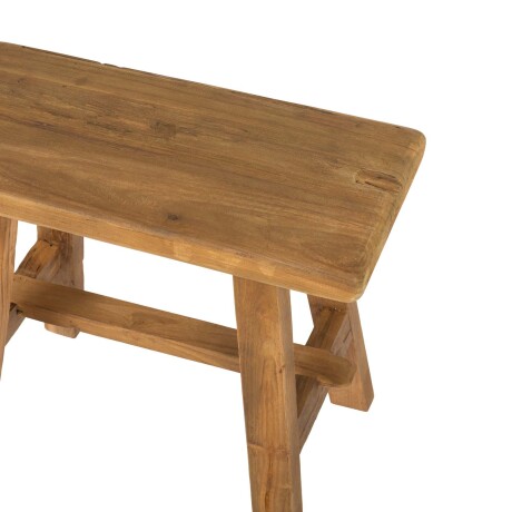TABURETE RECTANGULAR NATURAL/BEIGE TECA 1