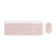 Combo Teclado y Mouse Logitech Inalámbrico MK470 Rosa Combo Teclado y Mouse Logitech Inalámbrico MK470 Rosa