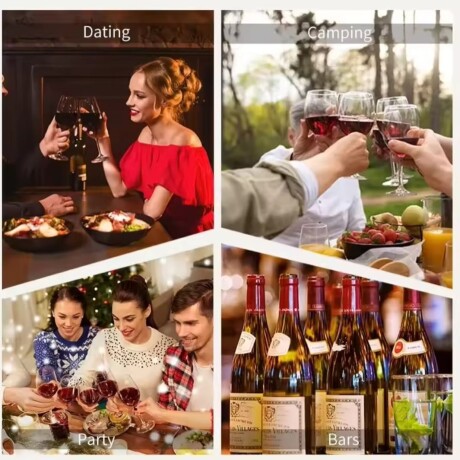 Descorchador Automático Sv01 Batería Recargable Ub NEGRO