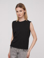 Remera Hortensia Negro
