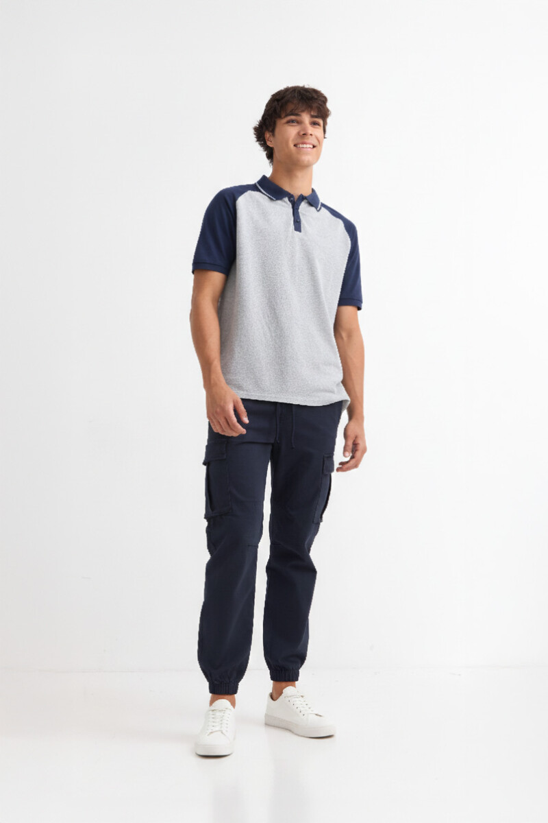 Pantalón jogger cargo AZUL MARINO