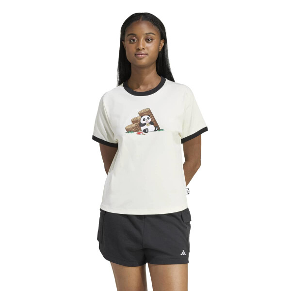 SHORT ADIDAS PANDA T Mujer KB7214 Blanco