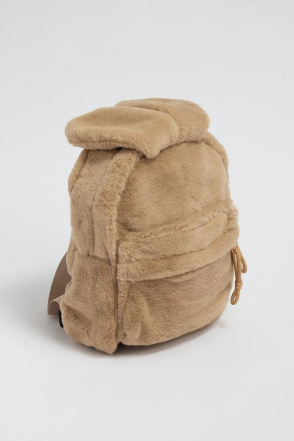 Mochila sherpa orejas Orejas Beige