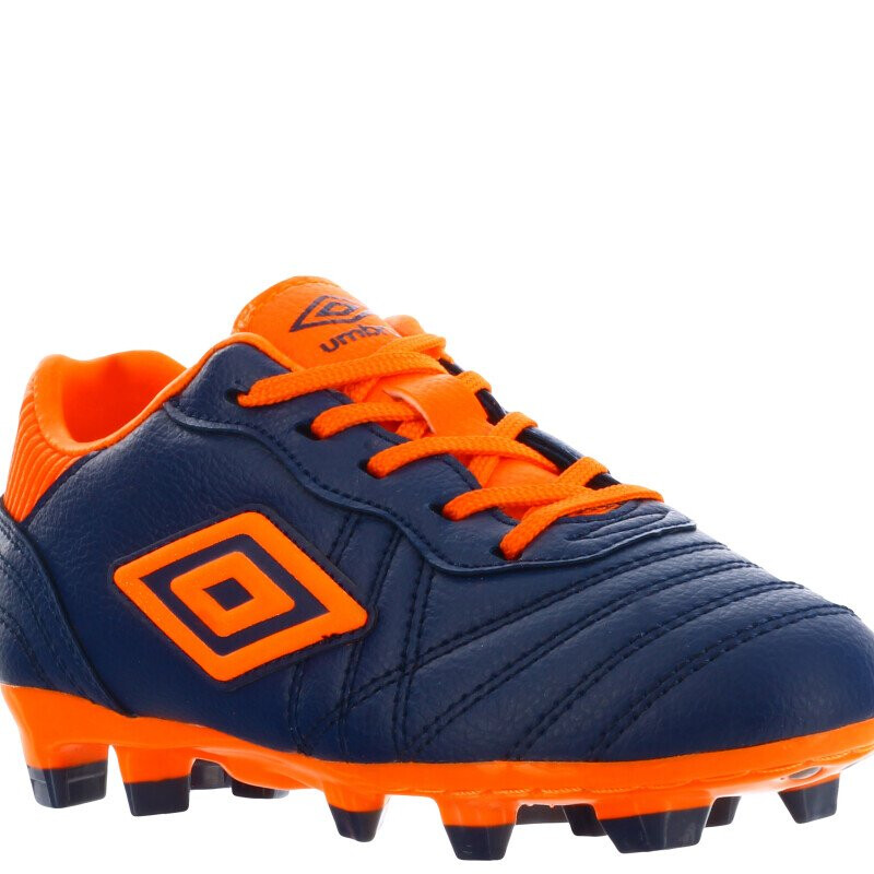 Championes de Fútbol 11 Infantiles Umbro Touch HG Azul Marino - Anaranjado