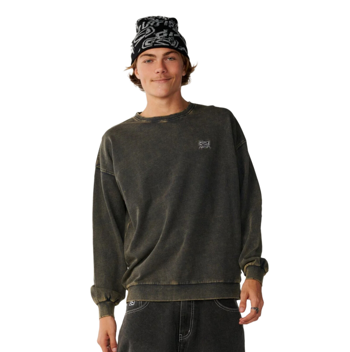 Buzo Rip Curl Archive Distressed - Negro 