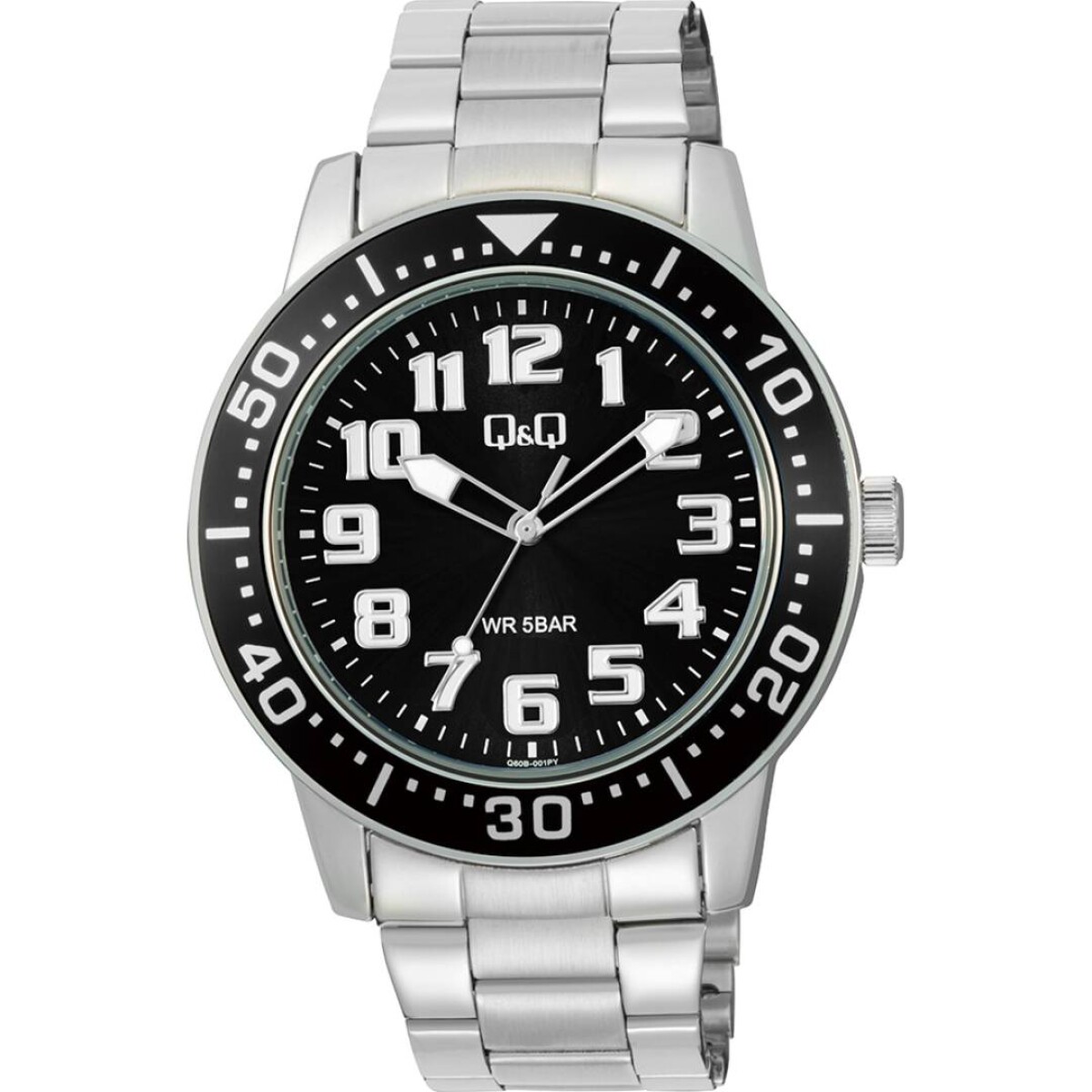 Reloj Q&Q Metal Q60B-001PY - Plateado 