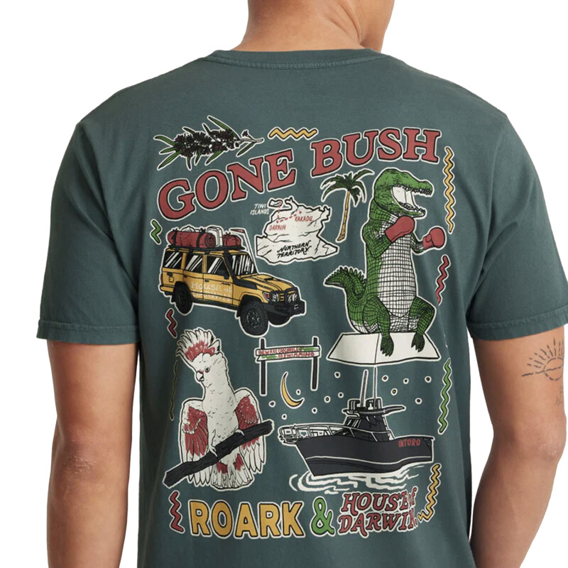 Remera Roark Hod Postcard - Verde Remera Roark Hod Postcard - Verde