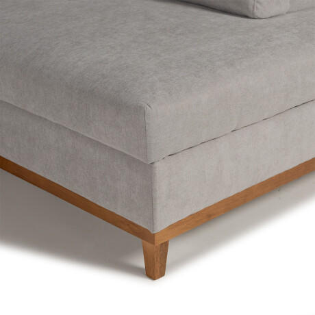 Rinconera Belfast - Tela Microfibra - Chaise derecho 2228 (Gris)