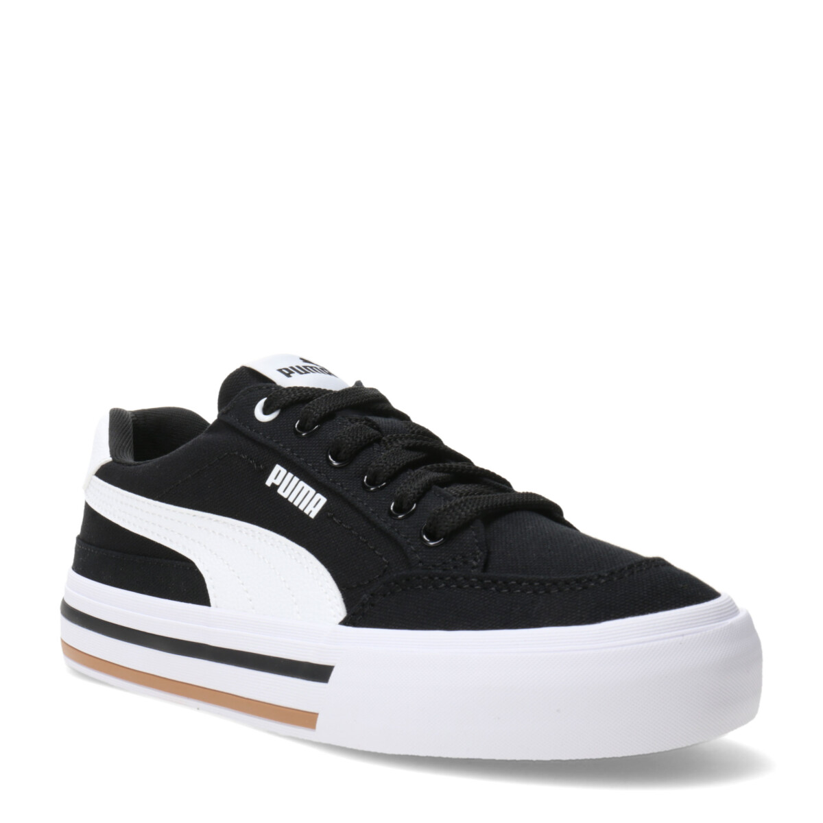 Championes de Mujer Puma Court Classic Vulc W - Negro - Blanco 