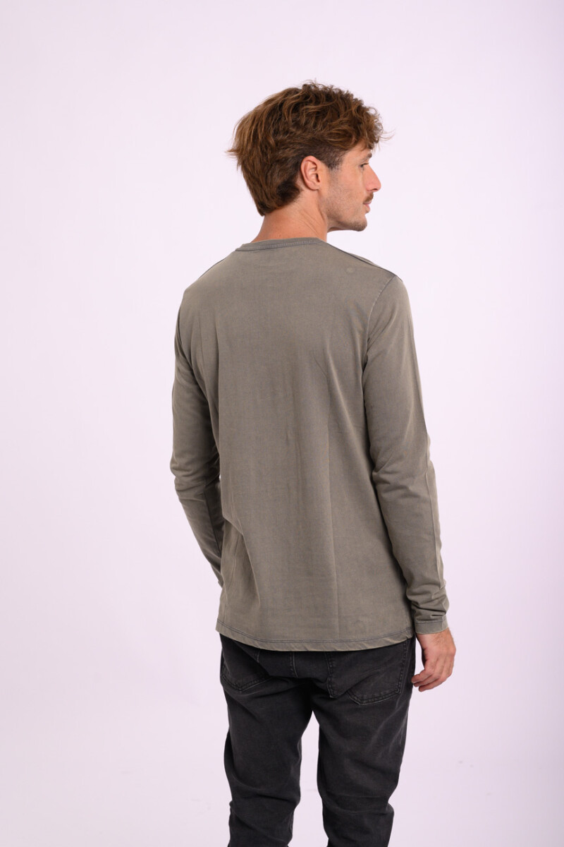 Remera manga larga Gris