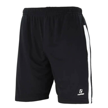 Short Deportivo Topper Bermuda Training Para Hombre Negro1