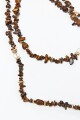 Collar de piedras tostado