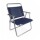 Reposera Silla Alta Plegable en Aluminio Mor Oversize Azul Marino
