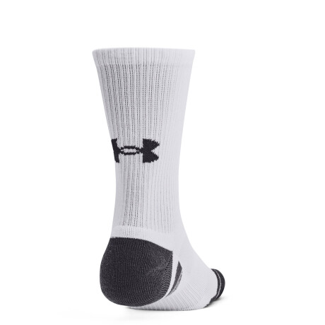 Medias de Hombre Under Armour x3 Performance Blanco