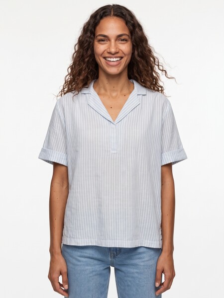 BLUSA STIRP CELESTE